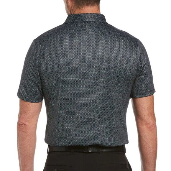 PGA TOUR Men's Mosaic-Print Polo Shirt - Picture 2 of 4